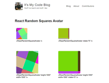 Tablet Screenshot of itsmycodeblog.com